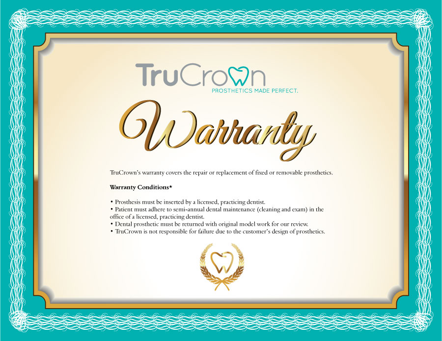 TruCrown Warranty web